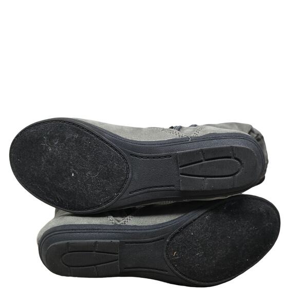 Rampage Batari Fabric Upper Faux Leather Studded Gray Boots 6 - Picture 6 of 8